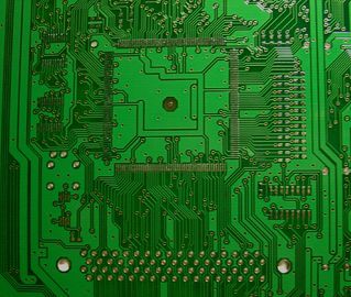 Lead free HASL green solder mask single side pcb board HTG 150 - 180 V-cut 45Â°, 60Â°