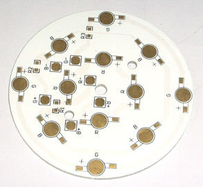 4 Layer White Solder Mask MC Led PCB Board with Taiyo PSR4000 , High Current PCB
